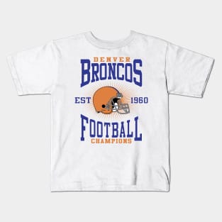 Denver Broncos Football Champions Kids T-Shirt